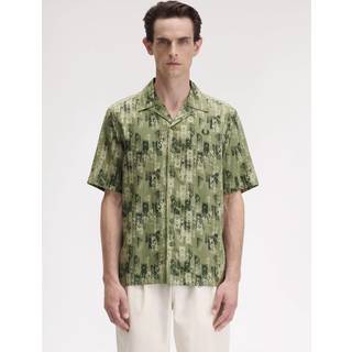 Fred Perry Revere Collar Shirt Green