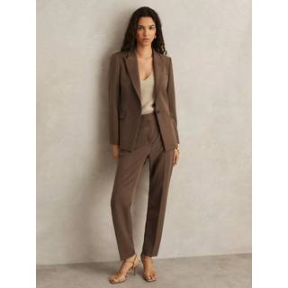 Reiss Reiss Mink Neutral Gabi Slim Fit Suit Trousers