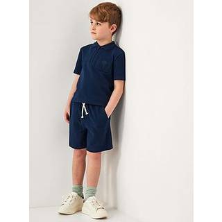 Accessorize Monsoon Blue Jersey Polo Shirt and Shorts Set