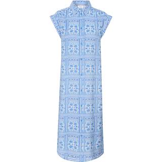 Saint Tropez Kaisasz Ss Dress Kjoler 30514099 Campanula Paisley Squares (XSMALL)