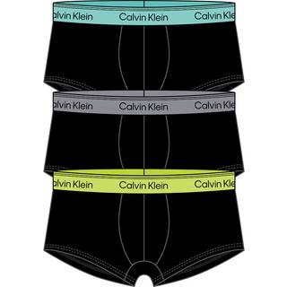 3 Pack Low Rise Trunks - Micro Stretch - Black - XXL