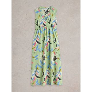 White Stuff White Stuff Green Archer Jersey Maxi Dress