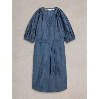 White Stuff Finley Chambray Kjole36