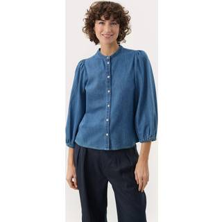 Part Two Nicoliepw Sh Bluser 30309362 Medium Blue Denim (32)