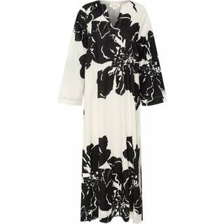 Soaked In Luxury Sljoanne Kaftan Dress Kjoler 30408250 Whisper White Mega Flower (SMALL)