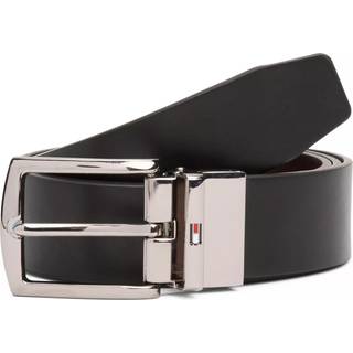 Denton Reversible Square Buckle Leather Belt