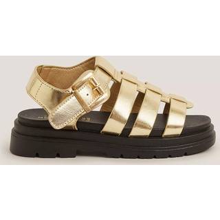 Monsoon Monsoon Gold Chunky Platform Sandals