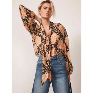 Mint Velvet Mint Velvet Orange Floral Print Blouse