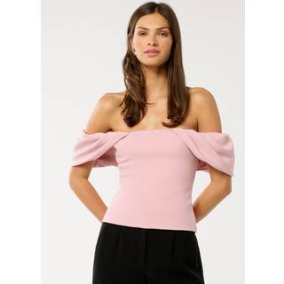 Forever New Forever New Pink Jacinta Off Shoulder Top