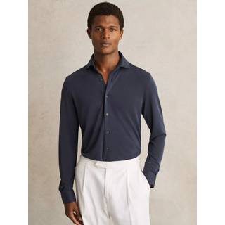 Reiss Reiss Bobby Modal Blend Cutaway Collar Skjorter