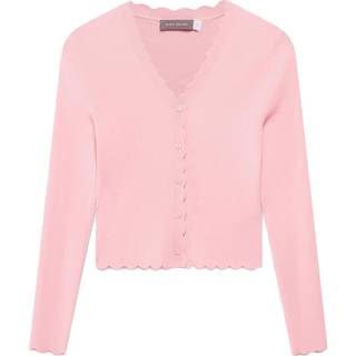 Mint Velvet Kammusling Trim Ribbet CardiganStor