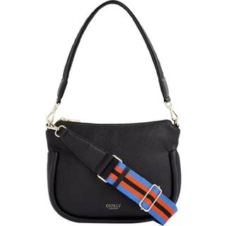 Osprey London Osprey London Green The Hendrix Leather Shoulder Bag
