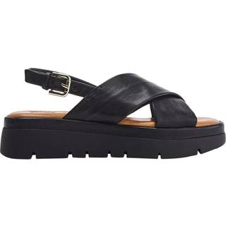 Moda in Pelle Moda in Pelle Nettina Cross Strap Soft Black Sandals