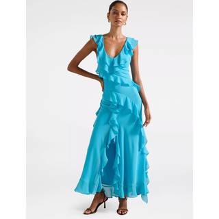 Forever New Olive Petite Ruffle Dress40