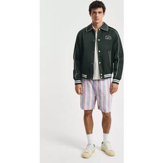 GANT Herre Regular fit flerstribede hørshorts (XL)