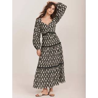 Mint Velvet Mint Velvet Black Floral Print Maxi Dress