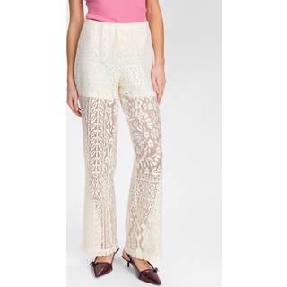 NÜMPH - Nuwicki Pants - Cloud Dancer - 40 - Lyseblå - Pants