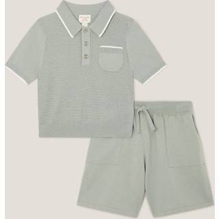 Monsoon strikket 100% bomuld Polo-skjorter og shorts'sæt1.5 - 2 år (86 - 92cm)