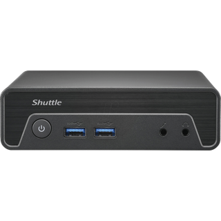 Shuttle Nano PC NE10N, Intel N 100, 1x HDMI, 1x DP, 6x USB, 1x LAN, fanless, 24/7 permanent operation, incl. VESA