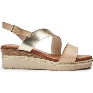 Moda in Pelle Moda in Pelle Joani Cross Strap Upper Sling Back White Sandals