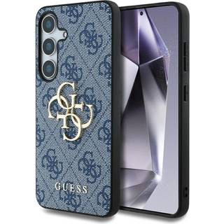 Samsung Galaxy S25 Guess 4G Big Metal Logo Hybrid Cover - Blå