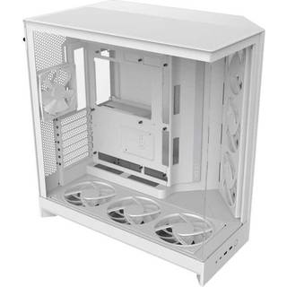 NZXT H9 Flow RGB+ (2025) - All White - Controller incl - Kabinet - Miditower - Hvid