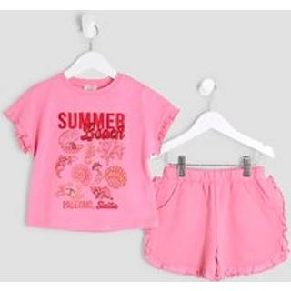 River Island River Island solbrille-T-shirt og shorts-sæt