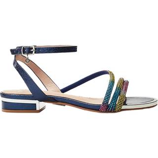 Moda in Pelle Moda in Pelle Blue Lyddia Flat Strappy Sandals With Dongle