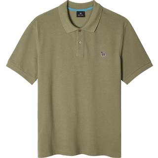 Paul Smith Regular Fit Zebra Polo Green