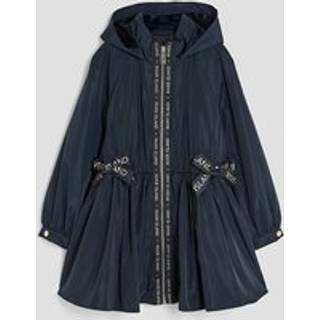 River Island River Island Blue Peplum Rain Coat