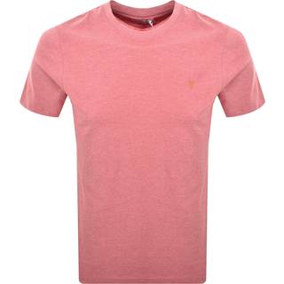 Farah Danny T Shirt Carnation Pink Marl