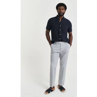 GANT Herre Slim fit tilspidsede seersucker jakkesæt-bukser (50)