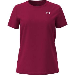Under Armour Tech™ Rib Women's Short Sleeve Shaded Fuchsia / White L