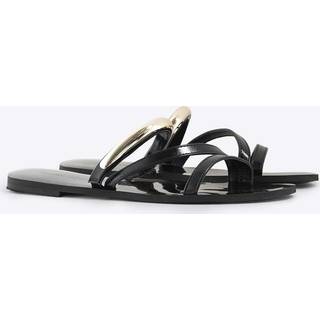 River Island River Island sandaler med metalkant og remme