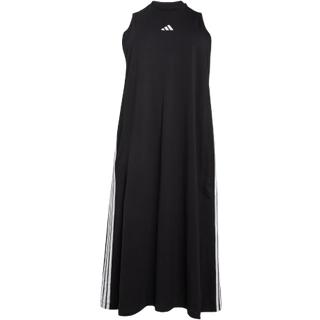 Essentials 3-Stripes Long Racerback Plus Size kjole - Black / White - 4X
