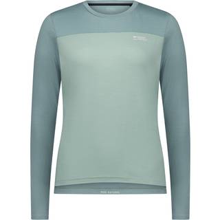 Mons Royale Women's Diversion Merino Bike Jersey L/S Cykeljersey Damer størrelse M farve turkis