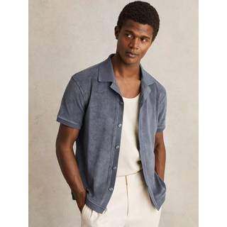 Reiss Eden Cotton Blend Håndklædeskjortermedium