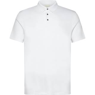 Pima Cotton Polo Shirt - White - M