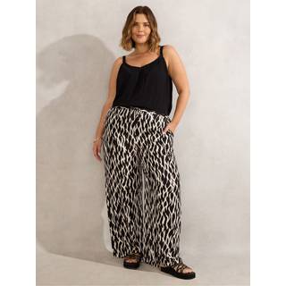 Live Unlimited Live Unlimited Curve Mono Tryk Brede bukseben Bukser