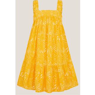 Monsoon Monsoon 100% Cotton Sun Tryk Tier Kjole - 98cm (3 år)