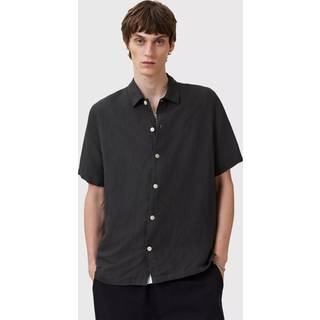 All Saints AllSaints Black Bandol Long Sleeve Shirt