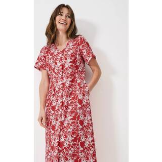 Crew Clothing Crew Clothing Red Jenna Darted Lyocell Dress