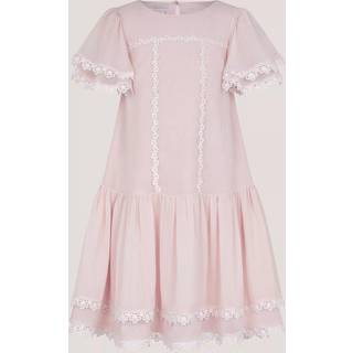 Monsoon Monsoon Pink Antonia Drop Waist Flower Dress