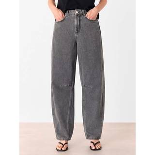 Whistles Whistles Grey Horseshoe Barrel Leg Jeans