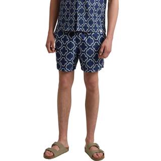 Farah Colbert Medieval Print Swim Shorts Blue