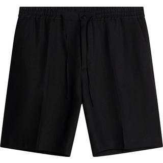 J.Lindeberg Brady Drape Linen Shorts Black
