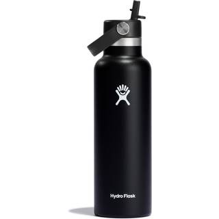 Hydro Flask Standard Flex Straw Cap Termoflaske størrelse 621 ml farve sort/grå