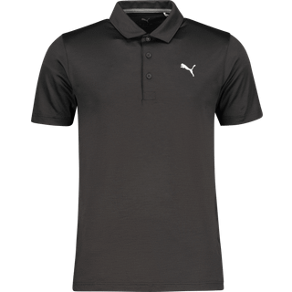 Puma Herre Golf Icon Heather 2.0 Left Chest Kortærmet poloer Sort