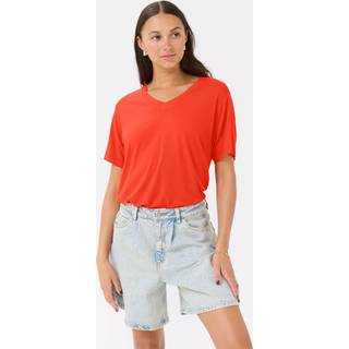 Kaffe KAfrida T-shirt - Rød - Str XL - Damer