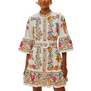 Farm Rio Floral cotton minidress - multicoloured - XXS
